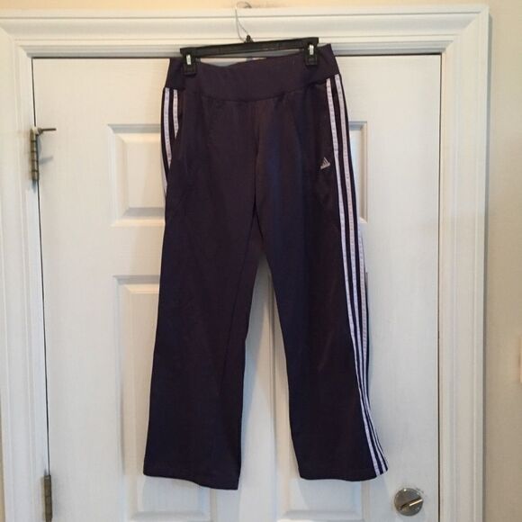 Adidas Pants Size Medium Navy and White - Picture 1 of 6